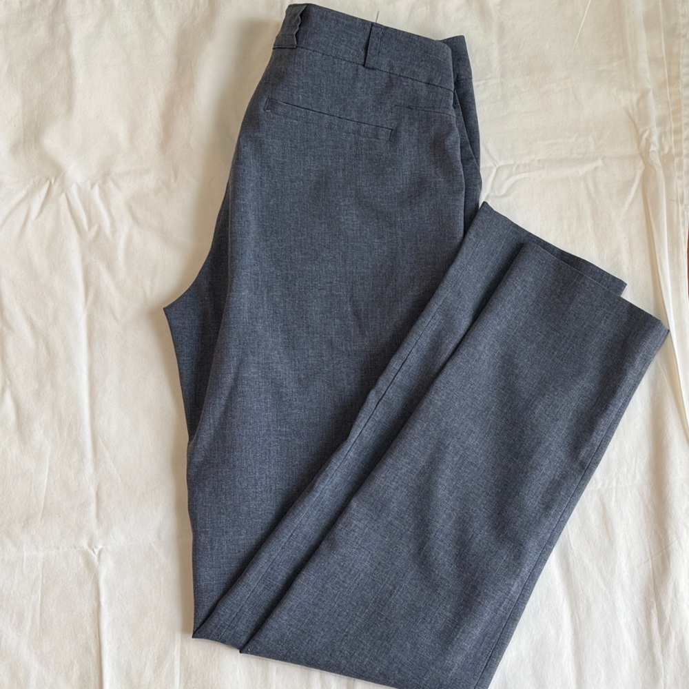 BCBG Women's Gray Straight Leg Pantsuit